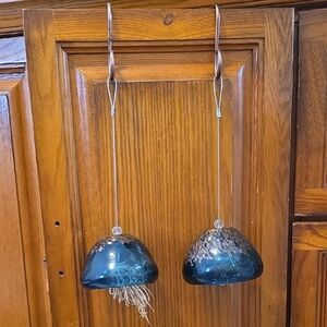 Blue Glass Hanging Ornaments